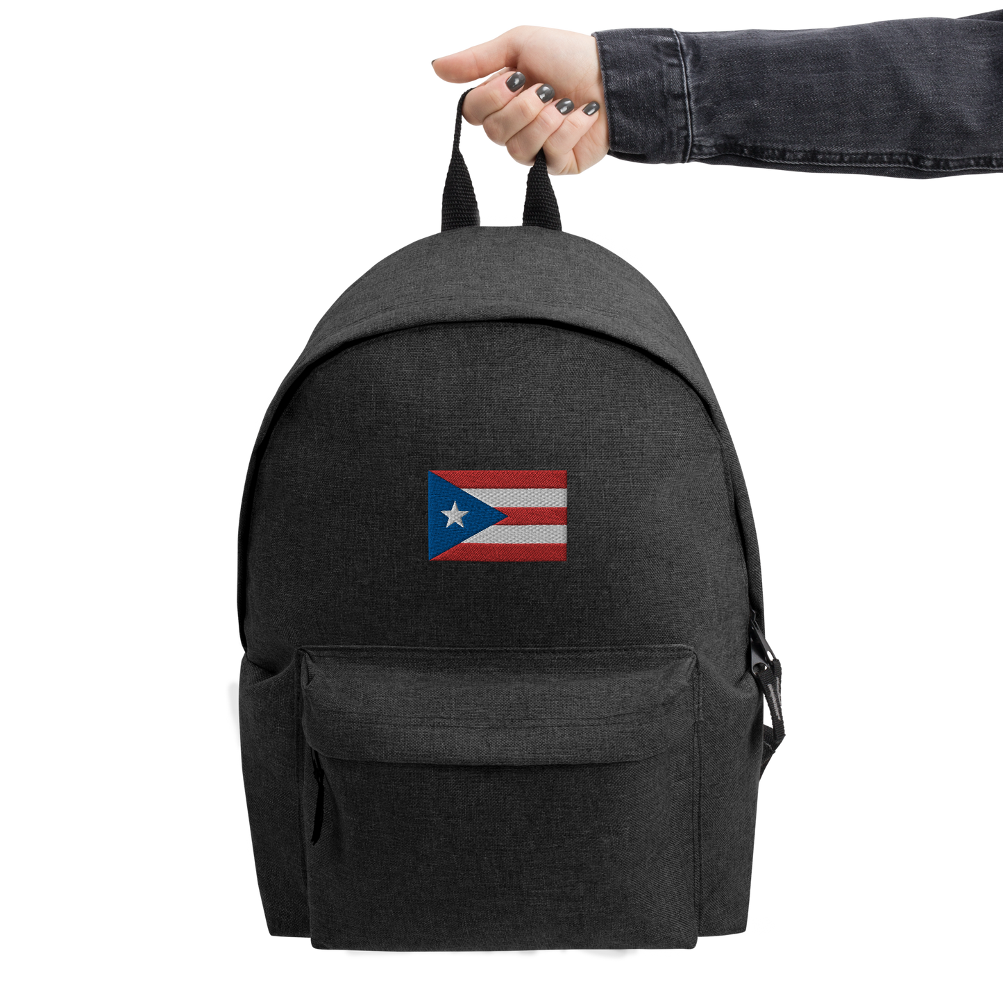 PR flag Embroidered Backpack