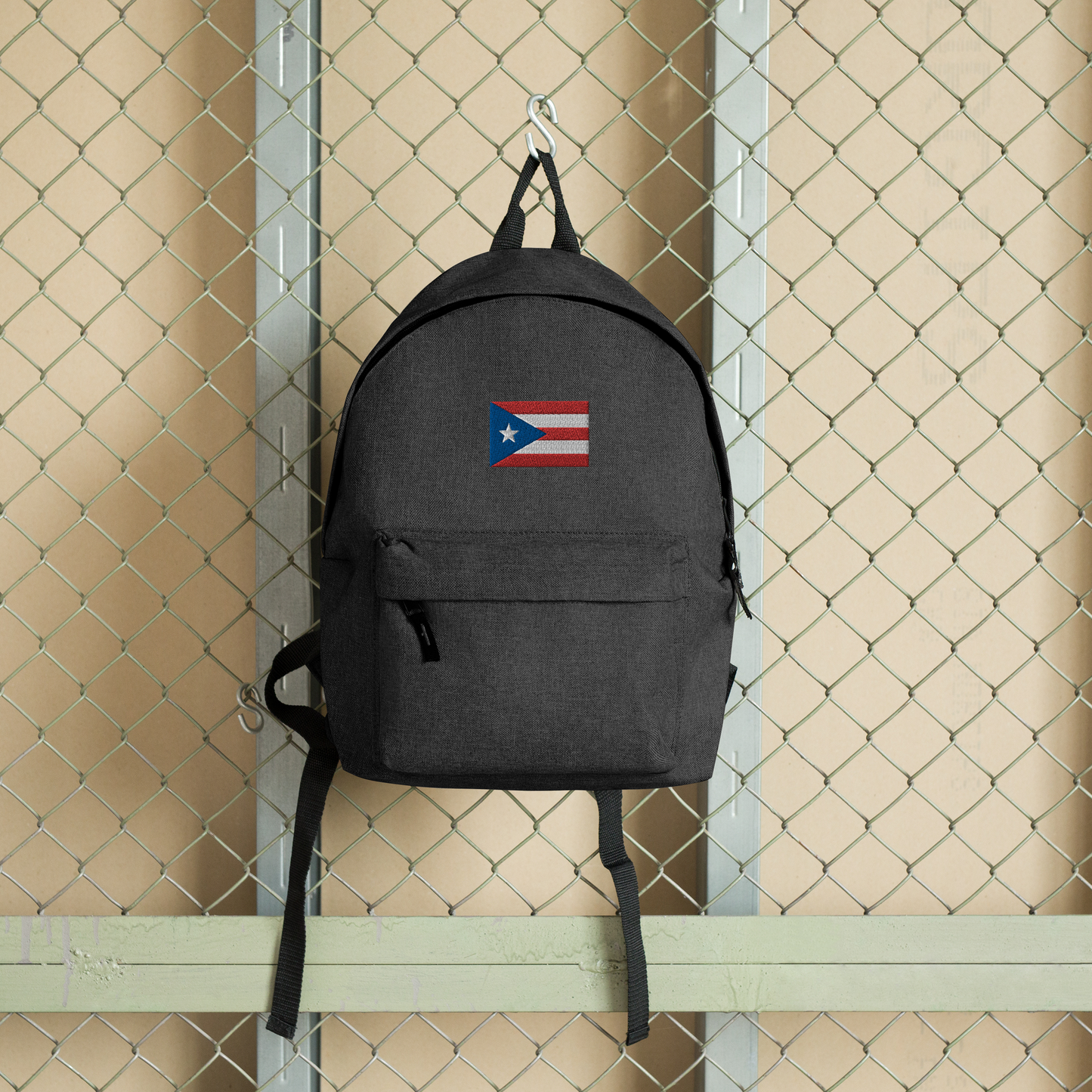 PR flag Embroidered Backpack