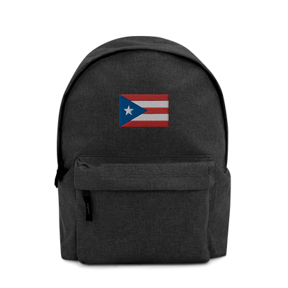 PR flag Embroidered Backpack