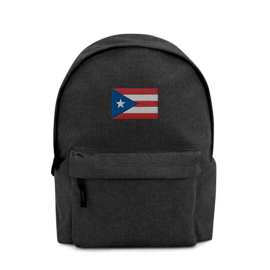 PR flag Embroidered Backpack