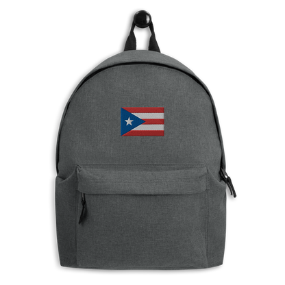 PR flag Embroidered Backpack