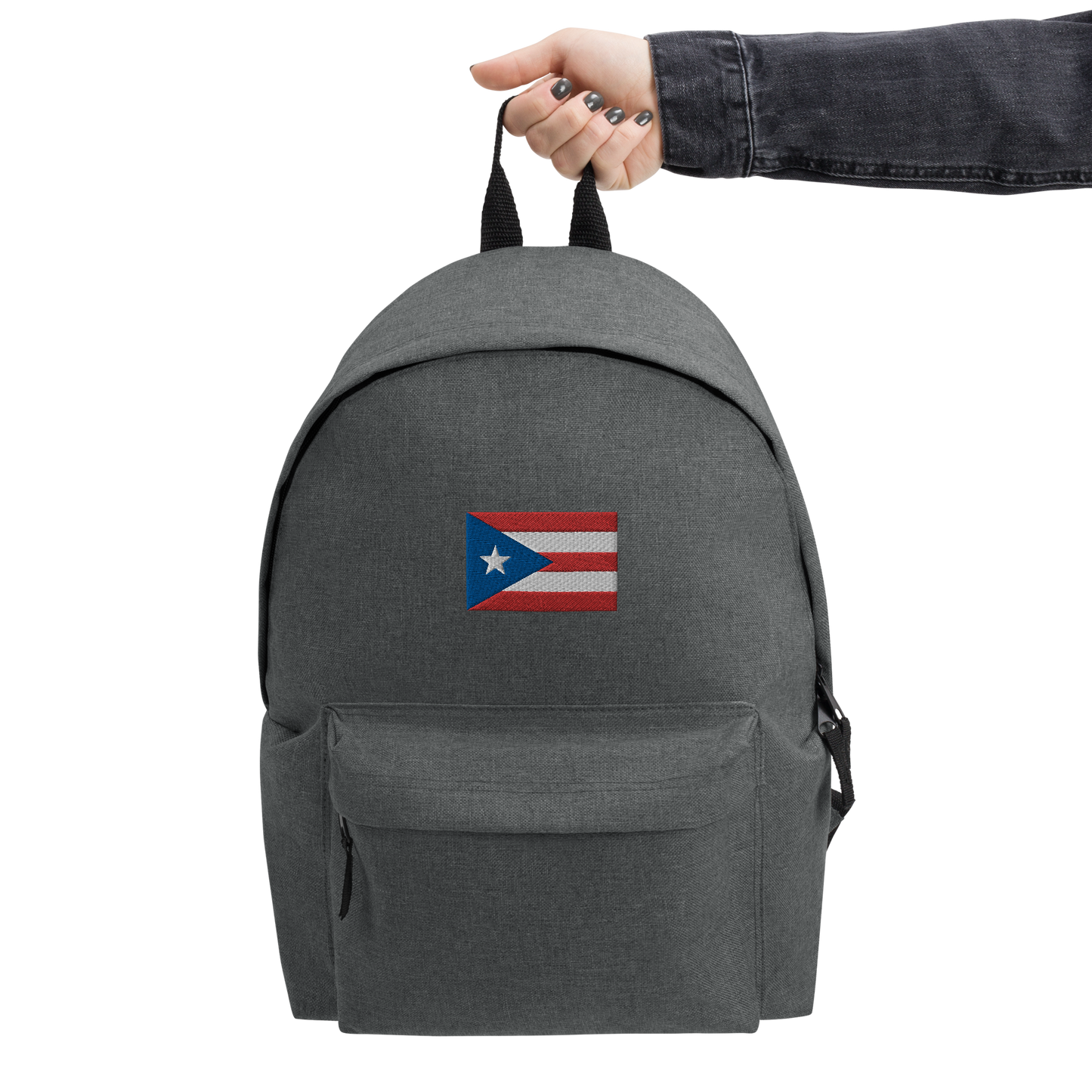 PR flag Embroidered Backpack