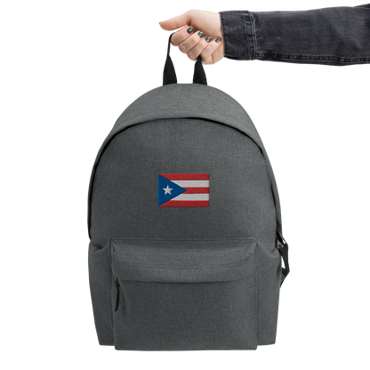 PR flag Embroidered Backpack