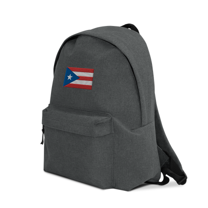 PR flag Embroidered Backpack