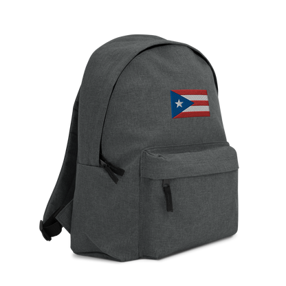 PR flag Embroidered Backpack