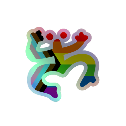 Taino Coqui LGBTQ Holographic stickers