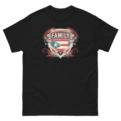 PR Family Crest personalized Tshirt