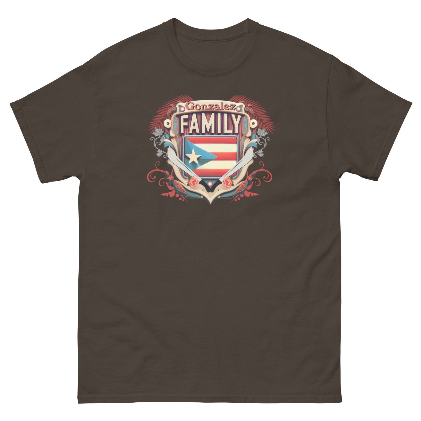 PR Family Crest personalized Tshirt