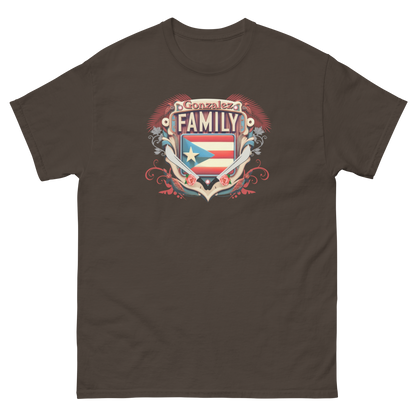 PR Family Crest personalized Tshirt