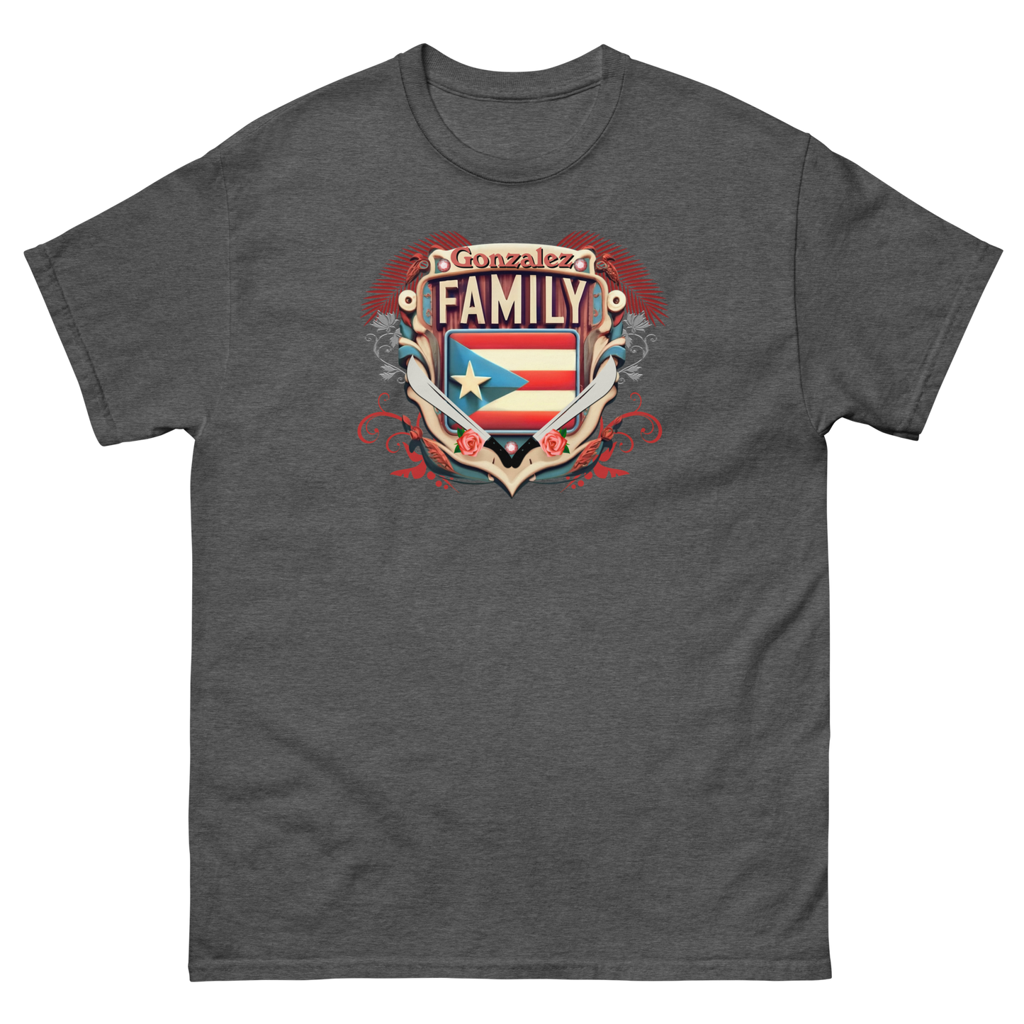 PR Family Crest personalized Tshirt