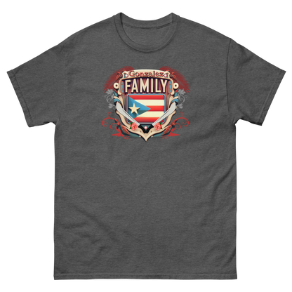 PR Family Crest personalized Tshirt