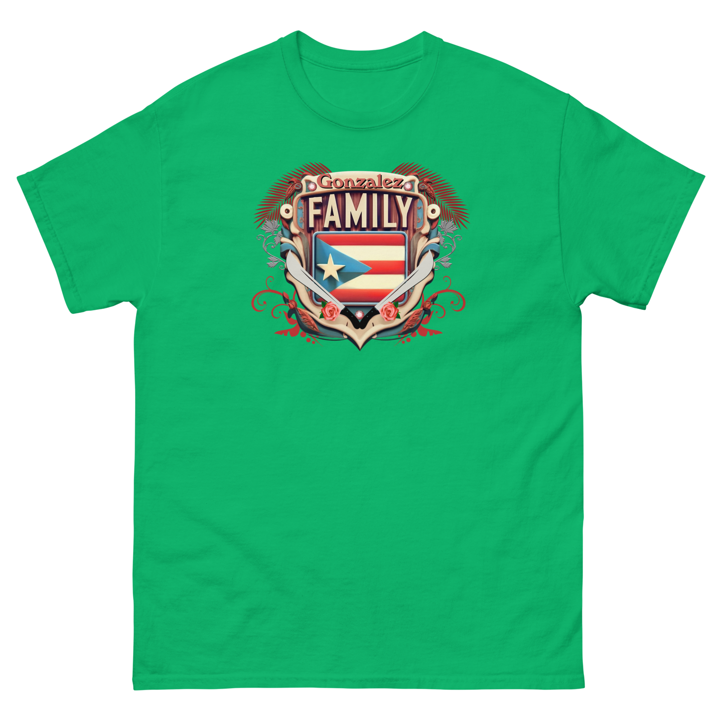 PR Family Crest personalized Tshirt