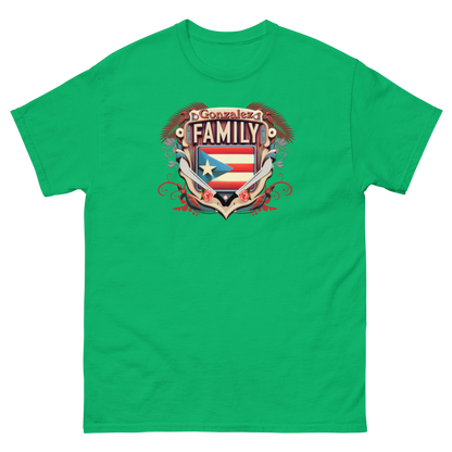 PR Family Crest personalized Tshirt