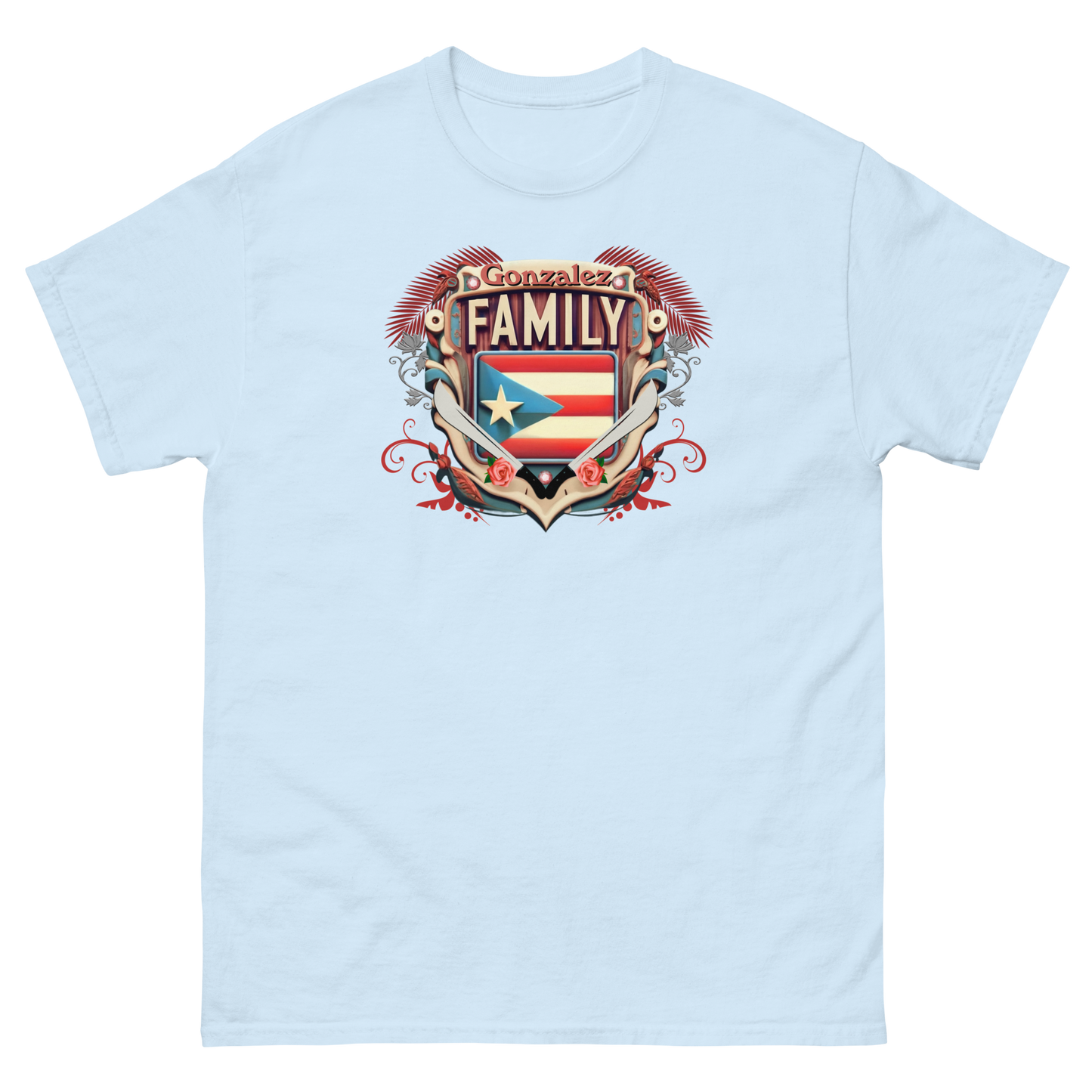 PR Family Crest personalized Tshirt