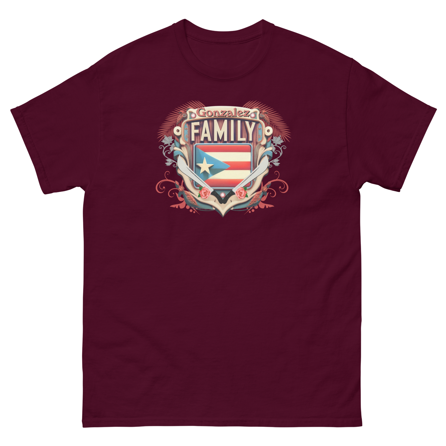 PR Family Crest personalized Tshirt