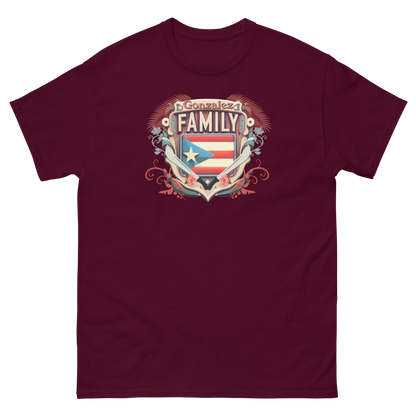 PR Family Crest personalized Tshirt