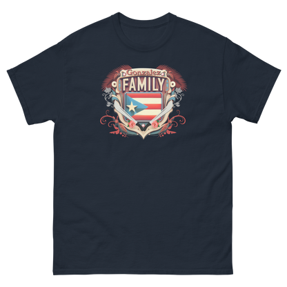 PR Family Crest personalized Tshirt