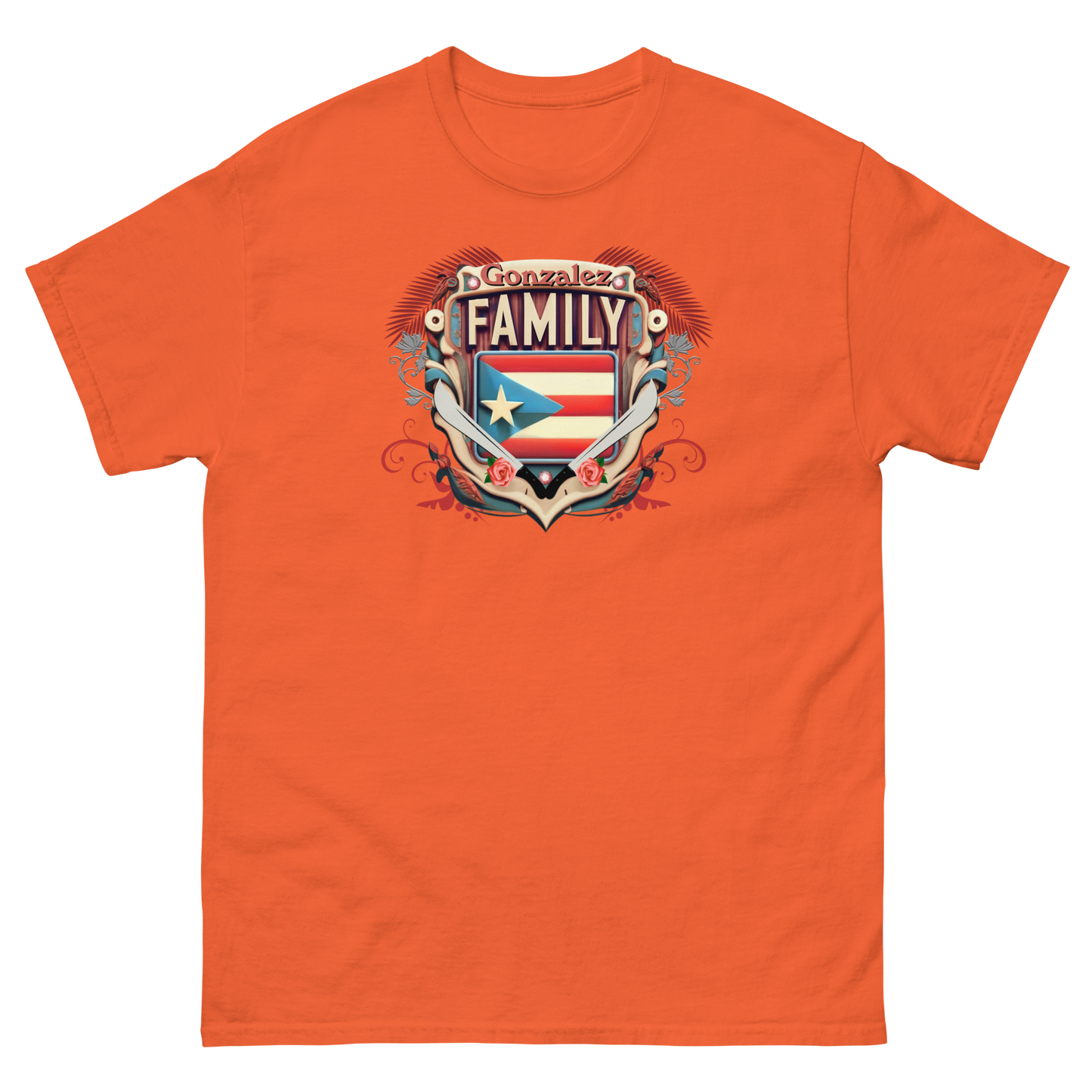 PR Family Crest personalized Tshirt