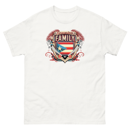 PR Family Crest personalized Tshirt