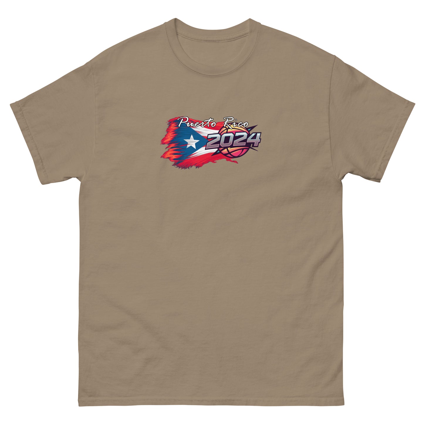 Puerto Rico 2024 Olympic Basketball T-Shirt