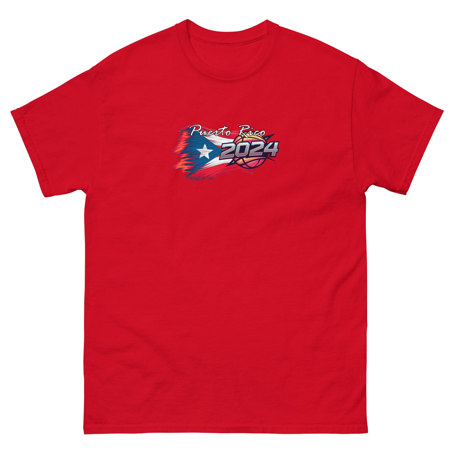 Puerto Rico 2024 Olympic Basketball T-Shirt