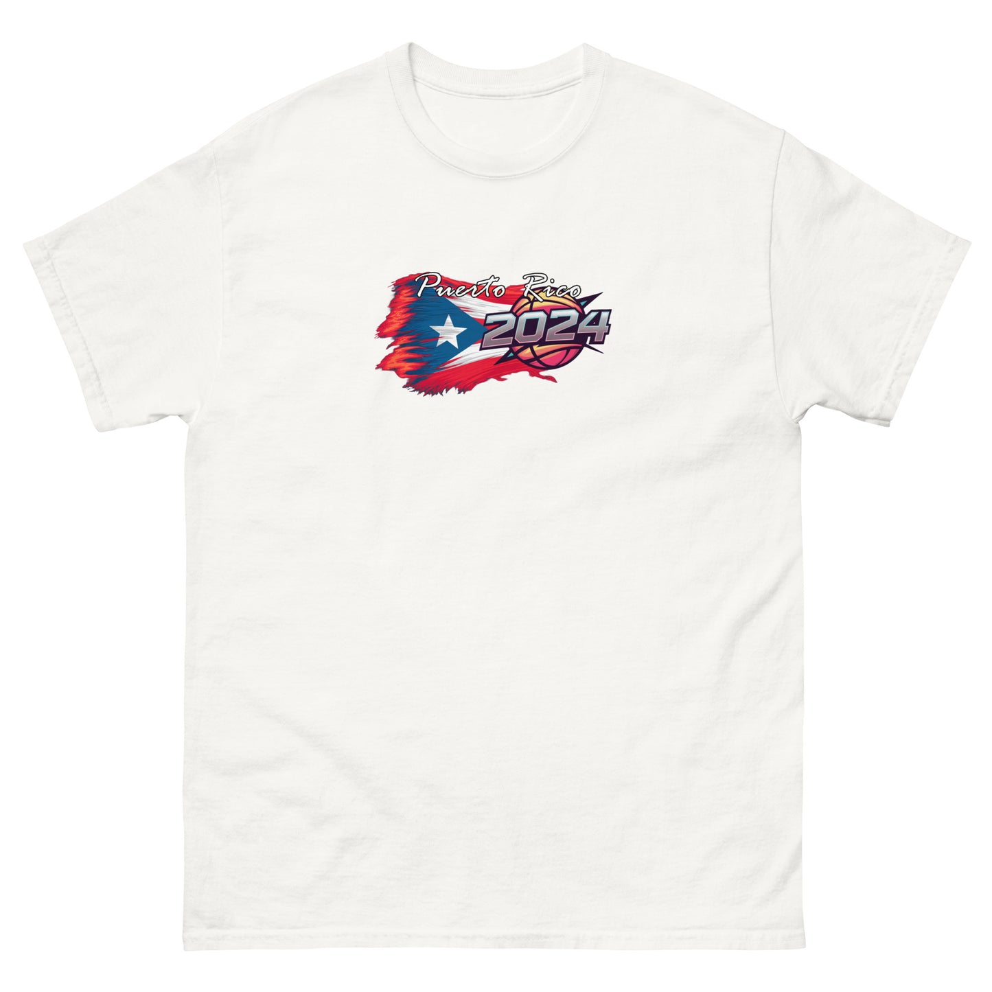 Puerto Rico 2024 Olympic Basketball T-Shirt