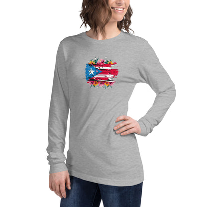 PR flowers Long Sleeve Tee