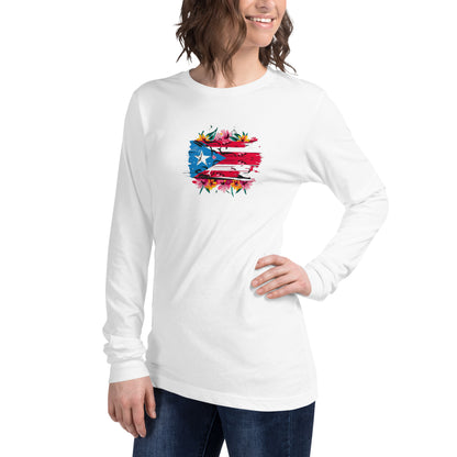 PR flowers Long Sleeve Tee