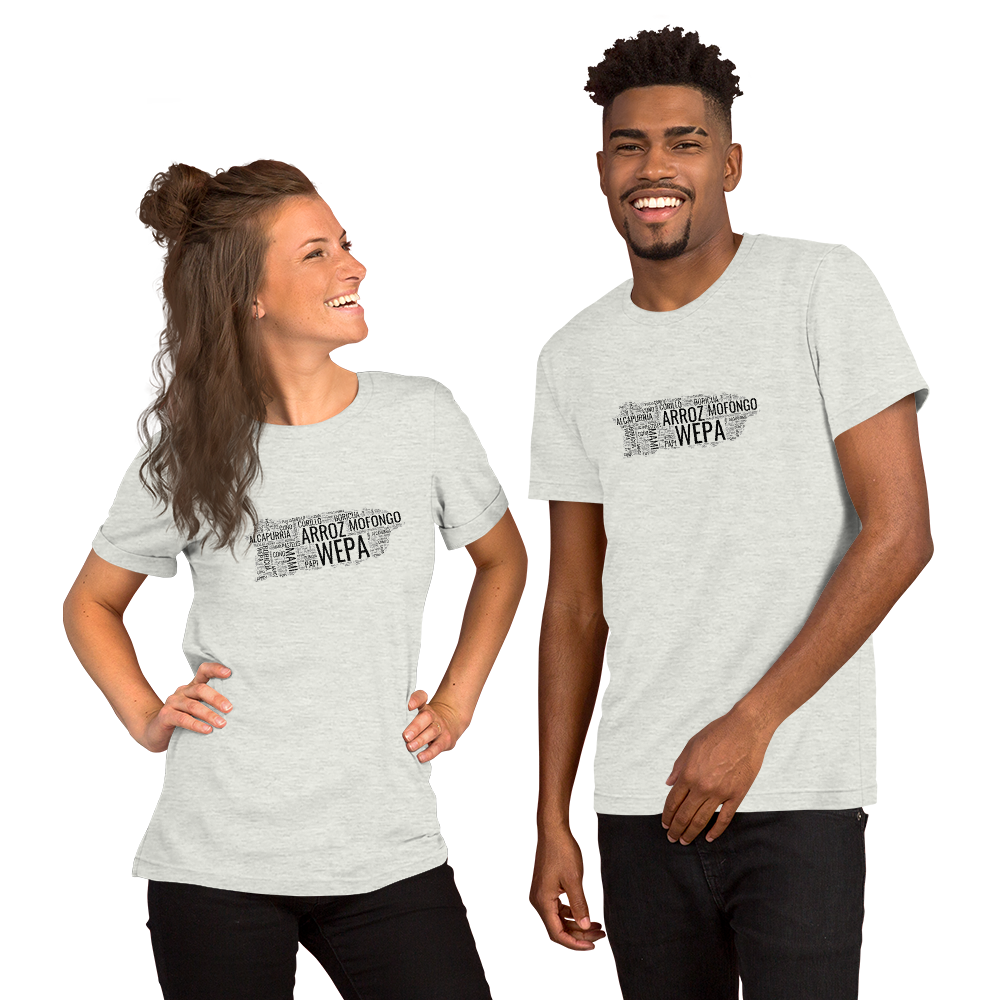 PR Words Map Unisex t-shirt