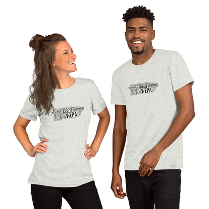 PR Words Map Unisex t-shirt