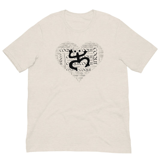 Coquí Heart Unisex t-shirt