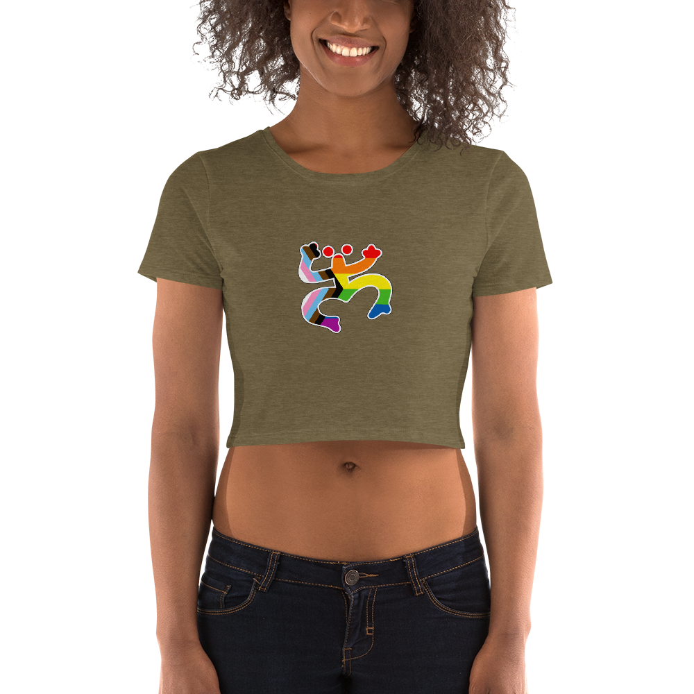 Taino Coqui LGBTQ Crop Tee