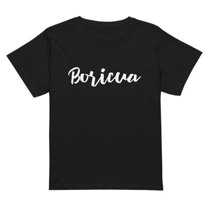 Boricua women's high-waisted t-shirt