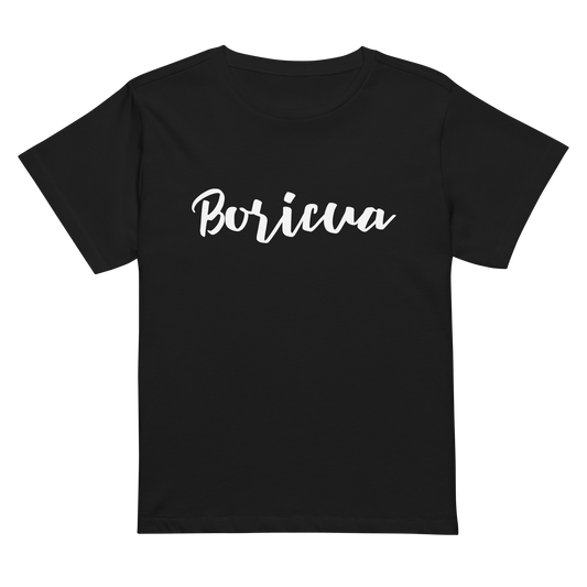 Boricua women's high-waisted t-shirt