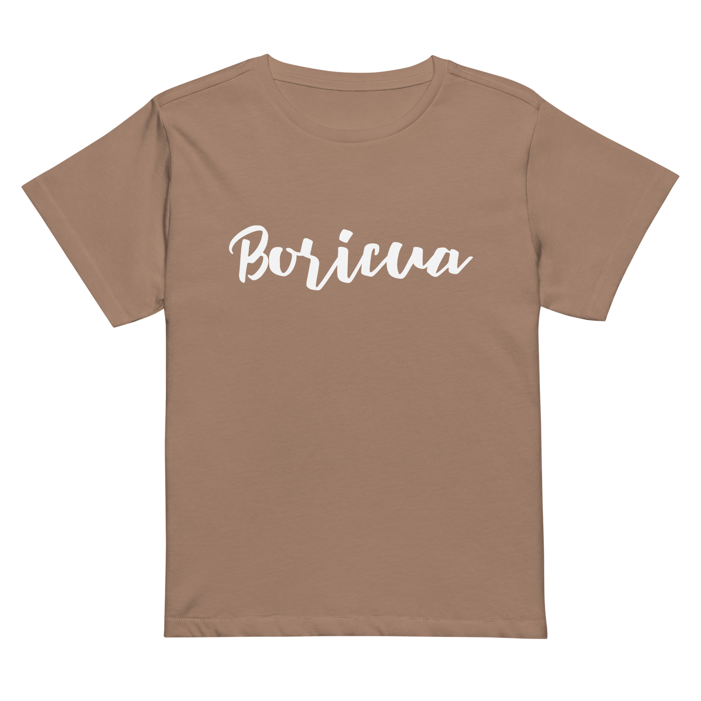 Boricua women's high-waisted t-shirt