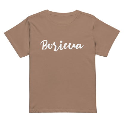 Boricua women's high-waisted t-shirt