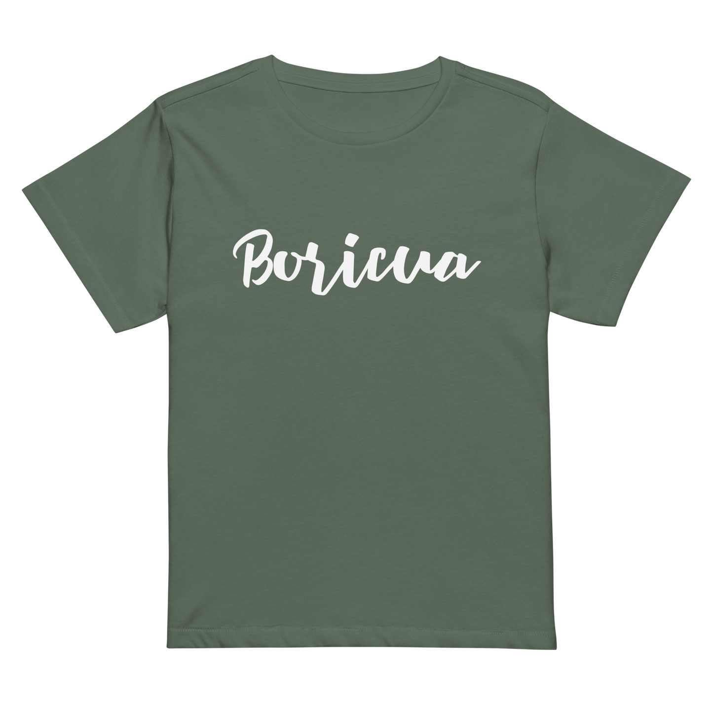 Boricua women's high-waisted t-shirt