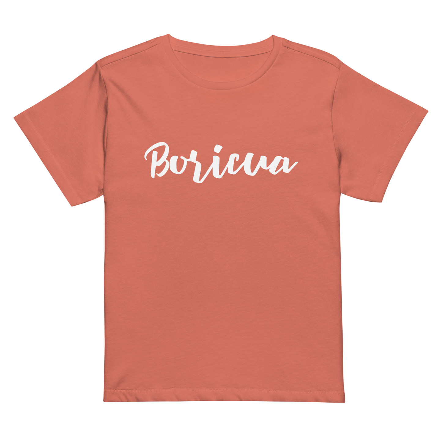 Boricua women's high-waisted t-shirt