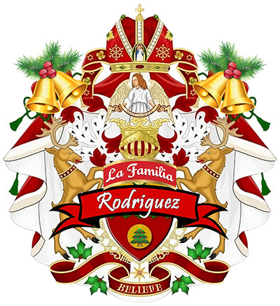 Personalized Christmas Familia Crest